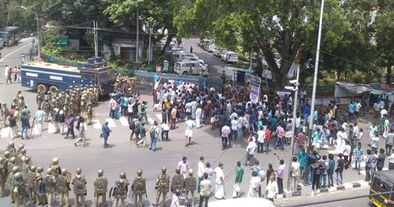 കെ.എസ്.യു ആഹ്വാനം ചെയ്ത വിദ്യാഭ്യാസ ബന്ദ് പൂര്‍ണം