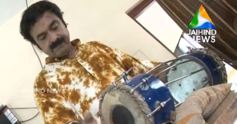 കുഴൽമന്ദം രാമകൃഷ്ണന്‍റെ സദ്മൃദംഗത്തിന് കേന്ദ്ര സർക്കാരിന്‍റെ പേറ്റന്‍റ്
