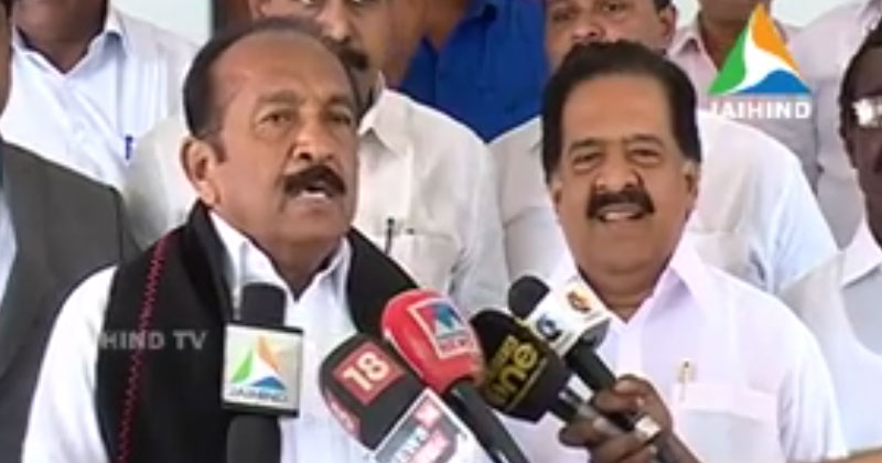 വൈക്കൊ രമേശ് ചെന്നിത്തലയുമായി കൂടിക്കാഴ്ച്ച നടത്തി