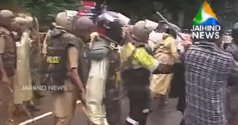 ഷുഹൈബ് വധം; യൂത്ത് കോണ്‍ഗ്രസ് മാര്‍ച്ചിന് നേരെ പോലീസ് അതിക്രമം