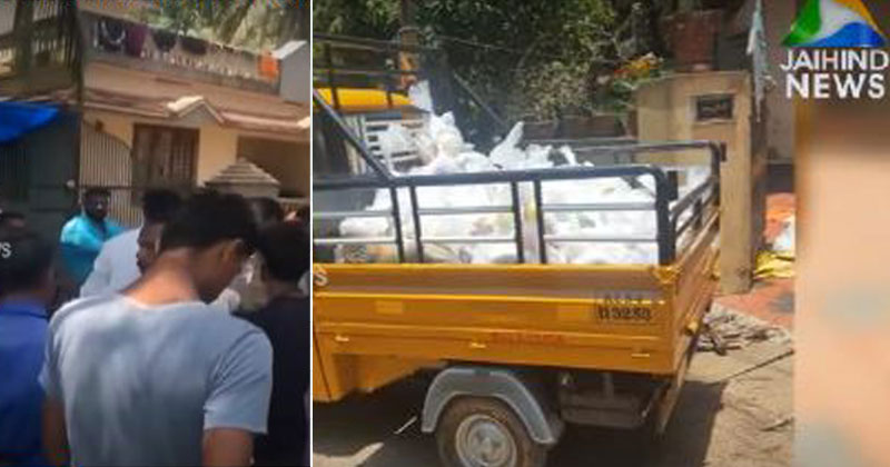പ്രളയബാധിതര്‍ക്കുള്ള ഭക്ഷ്യവസ്തുക്കള്‍‌ സി.പി.എം നേതാവ് പൂഴ്ത്തി; സ്ഥലത്ത് പ്രതിഷേധം