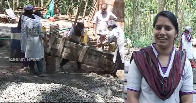 നിർമ്മാണ മേഖല കീഴടക്കി പെരിന്തൽമണ്ണയിലെ ഒരു കൂട്ടം സ്ത്രീകൾ