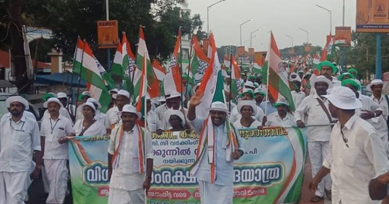 കൊടിക്കുന്നിൽ സുരേഷ് നയിക്കുന്ന വിശ്വാസ സംരക്ഷണ പദയാത്ര ആലപ്പുഴയിൽ