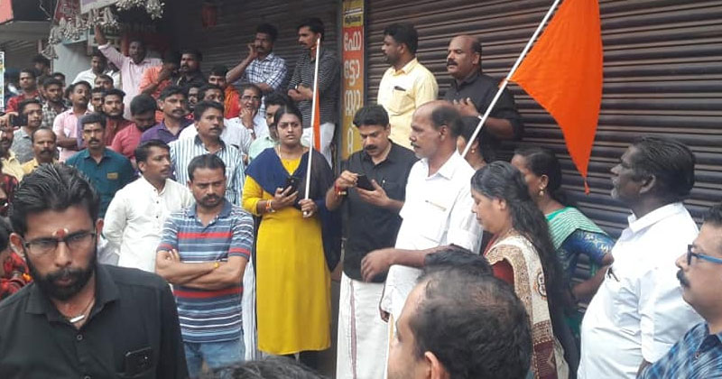 പാനൂരിൽ ഹിന്ദു ഐക്യവേദി നേതാവിന്‍റെ കൊലവിളി പ്രസംഗം