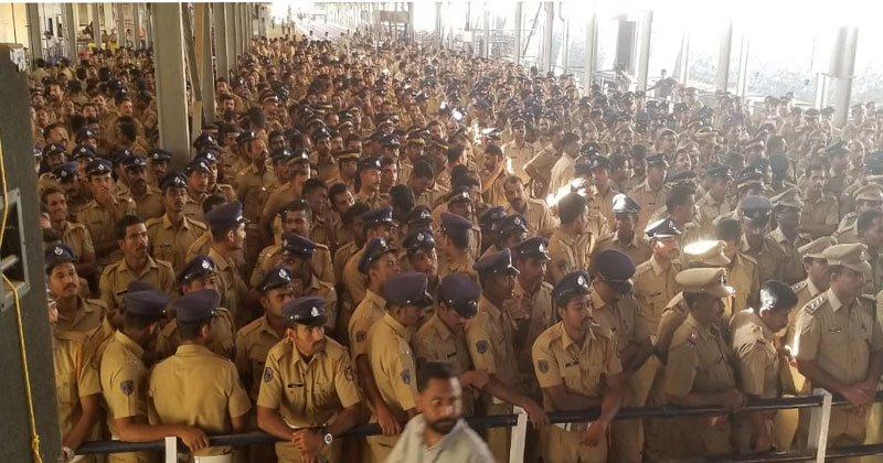 ശബരിമല :  പുതിയ ബാച്ച് പോലീസ് ഉദ്യോഗസ്ഥർ ചുമതലയേറ്റു