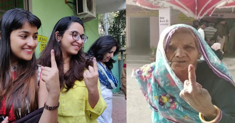 നിയമസഭാ തെരഞ്ഞെടുപ്പ് :  മധ്യപ്രദേശിലും മിസോറാമിലും  വോട്ടെടുപ്പ് പുരോഗമിക്കുന്നു