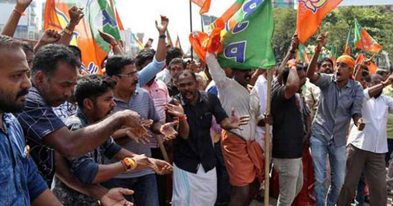 ശബരിമല വിഷയത്തിൽ സംസ്ഥാനത്ത്  അക്രമം അഴിച്ച് വിട്ട് ബിജെപി