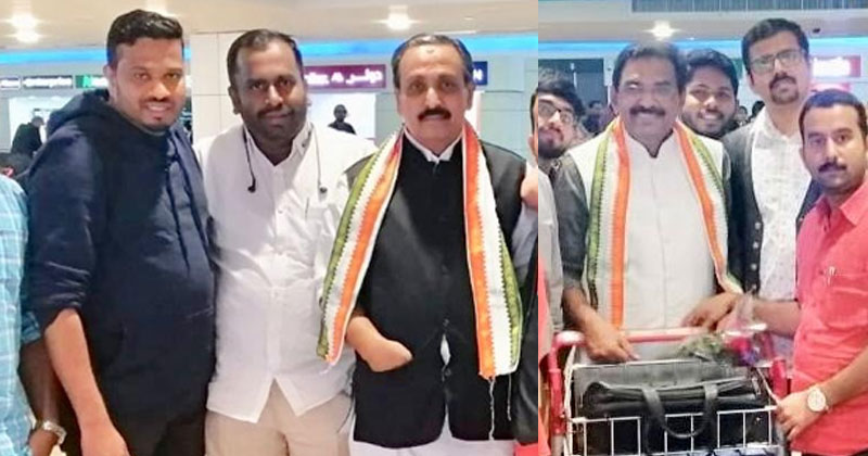 രാഹുലിന്‍റെ സന്ദര്‍ശനം : എം പിമാരായ എം.കെ രാഘവനും ആന്‍റോ ആന്‍റണിയും യുഎഇയിലെത്തി