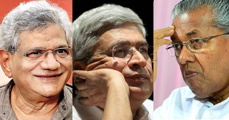 പ്രകാശ് കാരാട്ടിനെ തിരിച്ചുവെട്ടി യെച്ചൂരി; വെട്ടില്‍ കാരാട്ടിനും യെച്ചൂരിക്കും സമനില