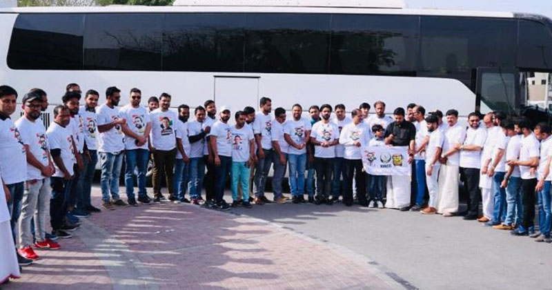 ''അഹ്ലന്‍ രാഹുല്‍ജി'': യുഎഇയില്‍ ആവേശമായി ബസ് പ്രചാരണ യാത്ര