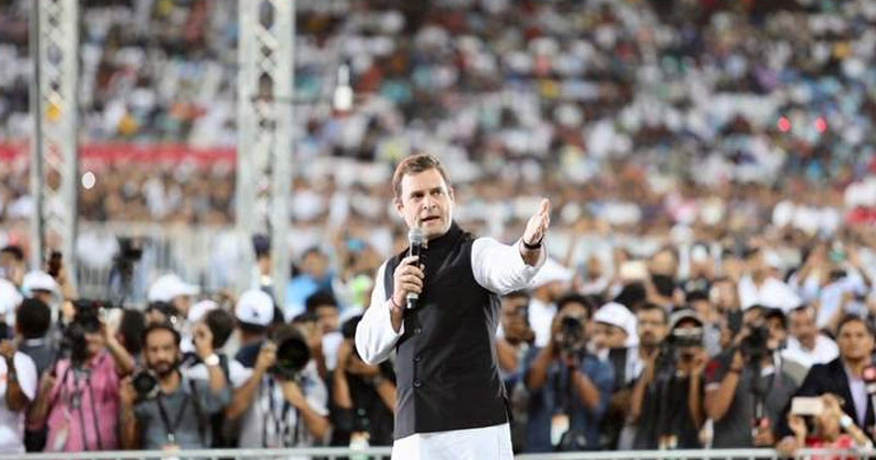 യു.എ.ഇയെ ആവേശക്കടലാക്കി രാഹുല്‍ഗാന്ധി; പ്രവാസികളുടെ ശബ്ദം രാജ്യത്ത് പ്രതിഫലിക്കുമെന്ന് ഉറപ്പ് നല്‍കി കോണ്‍ഗ്രസ് അധ്യക്ഷന്‍; അധികാരത്തിലേറിയാല്‍ ആന്ധ്രാപ്രദേശിന് പ്രത്യേക പദവി
