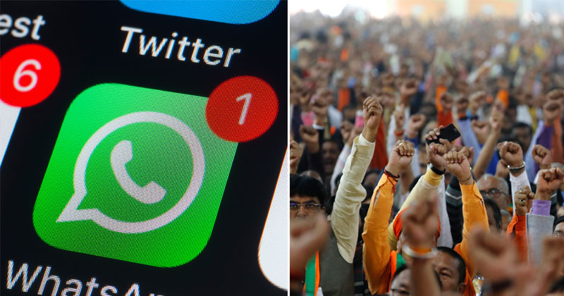 വ്യാജവാര്‍ത്തകളുമായി തെരഞ്ഞെടുപ്പിനെ നേരിടാന്‍ ബി.ജെ.പി; കലാപാഹ്വാനത്തിനായി ലക്ഷക്കണക്കിന് വാട്‌സാപ്പ് ഗ്രൂപ്പുകള്‍
