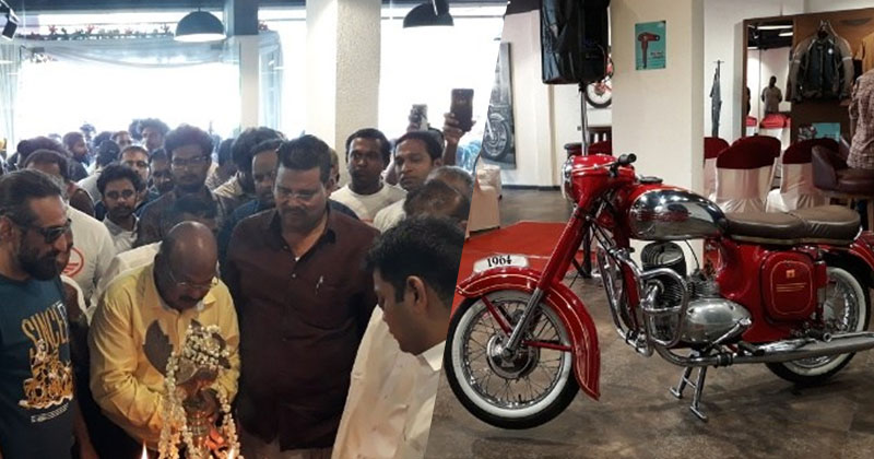 ക്ലാസിക്ക് ലെജൻഡ്‌സിന്റെ  ജാവ മോട്ടോർസൈക്കിൾ ഷോറൂം കൊച്ചിയിൽ
