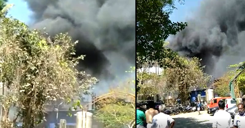 പെരിന്തൽമണ്ണ മൗലാന ഹോസ്പിറ്റലിൽ തീപിടുത്തം; തീ കെടുത്തി; ആളപായമില്ല