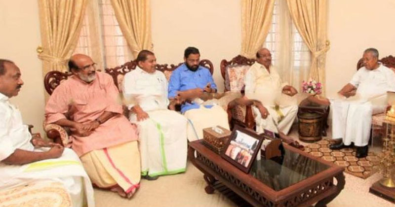 വെള്ളാപ്പള്ളിയുടെ വസതിയില്‍ മുഖ്യമന്ത്രിയുടെ 'മന്ത്രിതല' കൂടിക്കാഴ്ച
