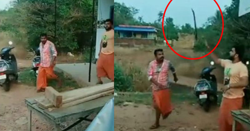 ഊരിയ വടിവാളുമായി ഇരട്ടക്കൊലപാതക കേസിലെ പ്രതികളുടെ നൃത്തം