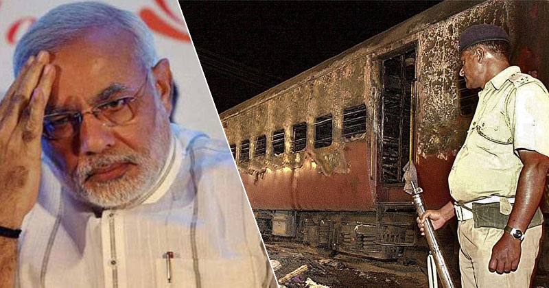 മോദിക്കായി ട്രെയിന്‍ കോച്ചുകള്‍ കത്തിച്ച് ചിത്രീകരണം നടത്തിയത് വന്‍ വിവാദത്തില്‍