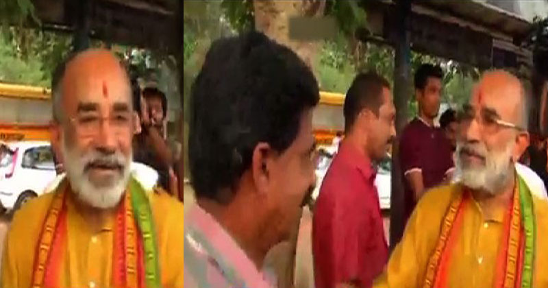 അൽഫോൺസ് കണ്ണന്താനത്തിന്‍റെ അമളികൾക്ക് അറുതിയില്ല..! മണ്ഡലം മാറി വോട്ടഭ്യർഥിച്ച് ആലുവയിൽ