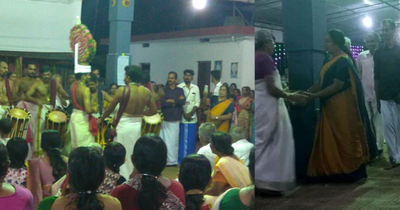 തിരഞ്ഞെടുപ്പ് ചട്ടം ലംഘിച്ച് പി കെ ശ്രീമതി; വോട്ട് ചോദിച്ച് ആരാധനാലയങ്ങളിൽ  കണ്ണൂരിലെ എൽഡിഎഫ് സ്ഥാനാർത്ഥി