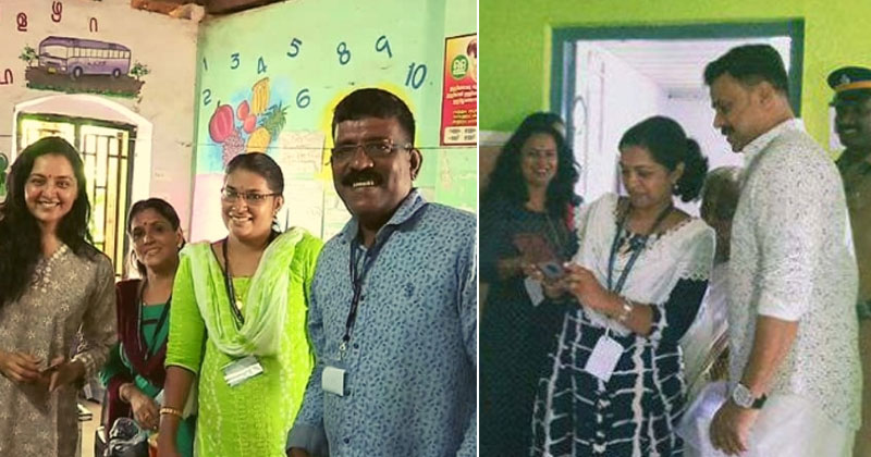 പോളിംഗ് ബൂത്തിലെ സെല്‍ഫി : തെരഞ്ഞെടുപ്പ് ഉദ്യോഗസ്ഥരുടെ നടപടി വിവാദമാകുന്നു