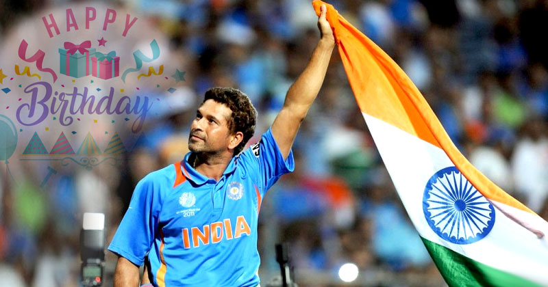 ക്രിക്കറ്റ് ഇതിഹാസം സച്ചിൻ തെൻഡുൽക്കറിന് പിറന്നാൾ