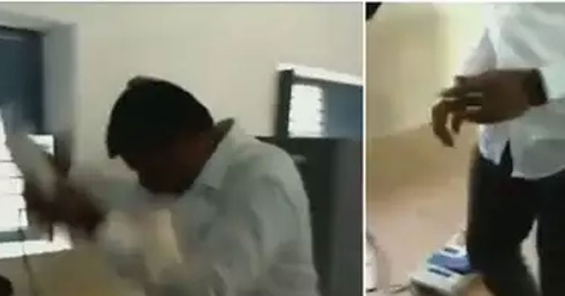 ഒന്നാംഘട്ട തെരഞ്ഞെടുപ്പ്: ആന്ധ്രയില്‍ വ്യാപക സംഘര്‍ഷം; സ്ഥാനാര്‍ഥി വോട്ടിങ് യന്ത്രം തകര്‍ത്തു