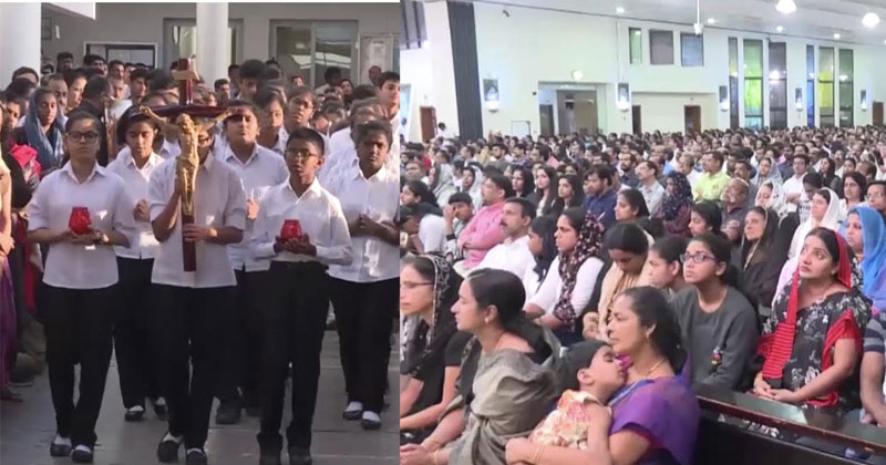 ദുഃഖവെള്ളി: ദുബായില്‍ പുലര്‍ച്ചെ മലയാളം തിരുകര്‍മ്മങ്ങളില്‍ പങ്കെടുത്തത് കാല്‍ലക്ഷം പേര്‍