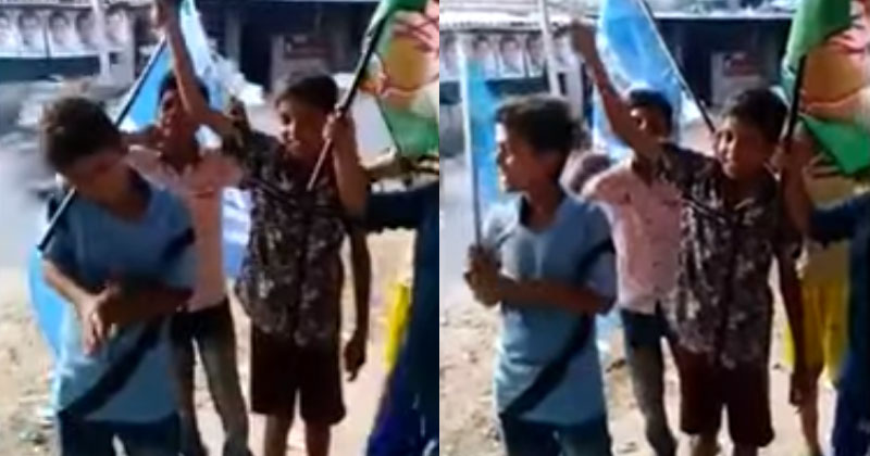 ഇക്കൊല്ലം സി.പി.എം വീട്ടിലിരിക്കട്ടേ, കട്ടന്‍ ചായ കുടിക്കട്ടേ... കുട്ടിക്കൂട്ടങ്ങളുടെ സരസമായ മുദ്രാവാക്യം വൈറല്‍