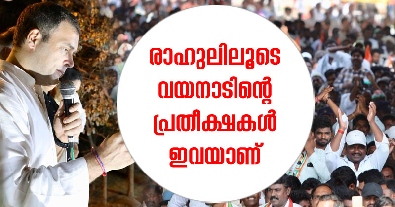 രാഹുല്‍ ഗാന്ധി എത്തുന്നു; ആശ്വാസത്തോടെ വയനാട്: ആവശ്യങ്ങള്‍ നിറവേറ്റപ്പെടും