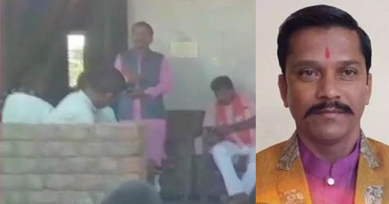 എല്ലാം മോദി കാണുന്നുണ്ട്; താമരയ്ക്കു കുത്തിയില്ലെങ്കില്‍ തൊഴില്‍ കാണില്ല; ഭീഷണിപ്പെടുത്തി ബിജെപി എംഎല്‍എ
