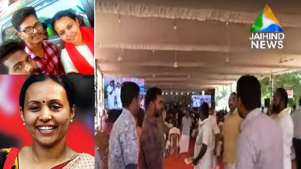 വീണ ജോര്‍ജ്ജിനുനേരെ നാമജപ പ്രതിഷേധം; എസ്.എന്‍.ഡി.പിയോഗത്തില്‍ പങ്കെടുക്കാതെ മടങ്ങി