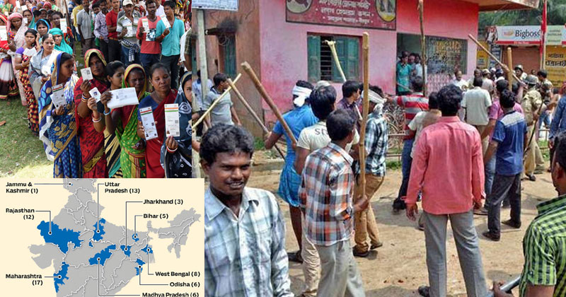 നാലാംഘട്ട ലോക്സഭ തെരഞ്ഞെടുപ്പിൽ ഭേദപ്പെട്ട പോളിംഗ്