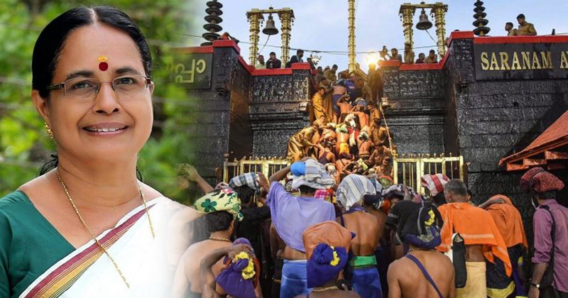 താന്‍ നല്ലൊരു ഈശ്വര വിശ്വാസി ; ശബരിമലയുടെ കാര്യം അയ്യപ്പന്‍ നോക്കിക്കോളും : അയിഷാ പോറ്റി