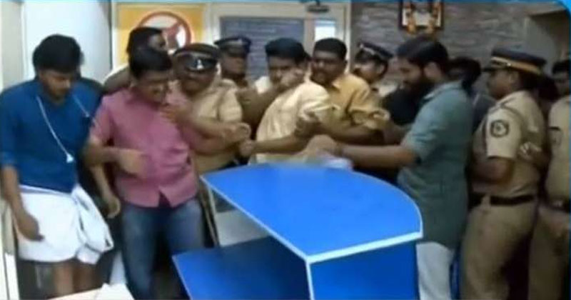 ജപ്തി ഭയന്ന് ആത്മഹത്യ : പ്രതിഷേധം കനത്തു; തലസ്ഥാനത്ത് ബാങ്കിന്‍റെ കൗണ്ടര്‍ തകര്‍ത്തു; 3 ശാഖകള്‍ തുറക്കില്ല