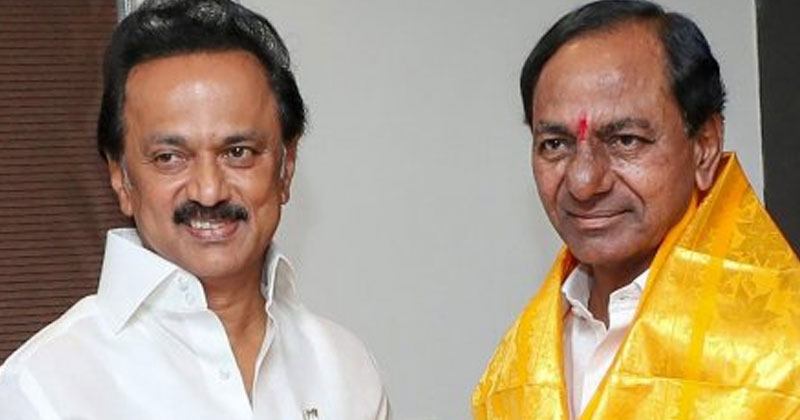 "കോണ്‍ഗ്രസിനെ പിന്തുണക്കൂ..." ചന്ദ്രശേഖര റാവുവിനെ  ഉപദേശിച്ച് സ്റ്റാലിന്‍