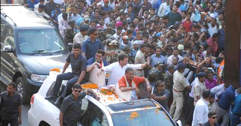 ആവേശമായി രാഹുല്‍ ഗാന്ധിയുടെ ധന്‍ബാദ് റോഡ് ഷോ