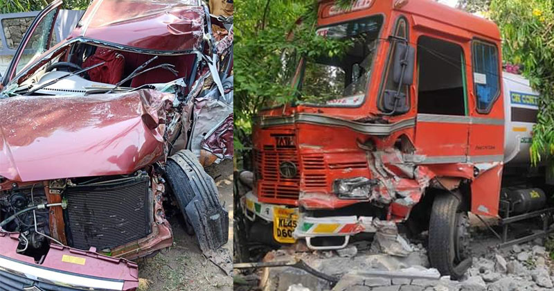 കാറും ലോറിയും കൂട്ടിയിടിച്ചു; ഒരു കുടുംബത്തിലെ നാലുപേര്‍ മരിച്ചു