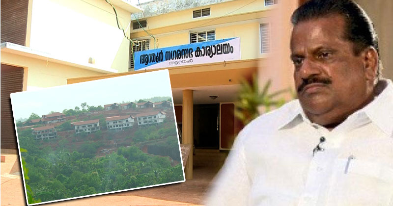 ആന്തൂര്‍  നഗരസഭ പരിധിയിൽ നിയമം ലംഘിച്ച്  മന്ത്രി ഇ.പി ജയരാജന്‍റെ മകന്‍റെ റിസോർട്ട് നിർമ്മാണം