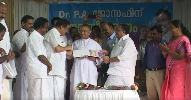 പി എ ജോസഫിന് ഡെയ് സ്പ്രിംഗ് തിയോളജിക്കൽ യൂണിവേഴ്‌സിറ്റിയുടെ ഡോക്ടറേറ്റ്; കുമളിയില്‍ സ്വീകരണം