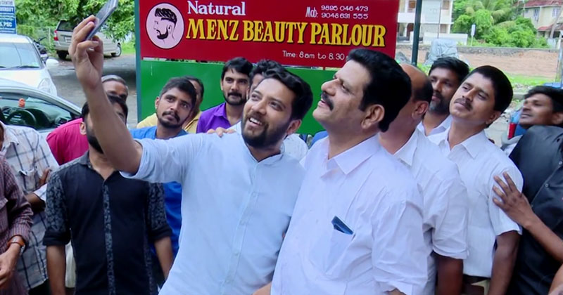 ഇത് സി.പി.എമ്മിനോട് ശ്രീകണ്ഠന്‍റെ പ്രതികാരം; 30 വര്‍ഷങ്ങള്‍ക്ക് ശേഷം താടിയെടുത്തു; അക്രമരാഷ്ട്രീയത്തിനെതിരായ സന്ദേശം