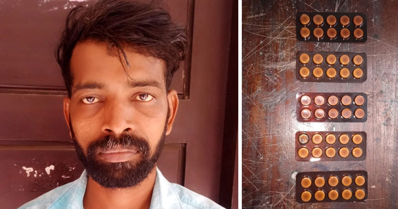 മാരക ലഹരി ഗുളികകളുമായി ചൂണ്ട സുനി പിടിയില്‍