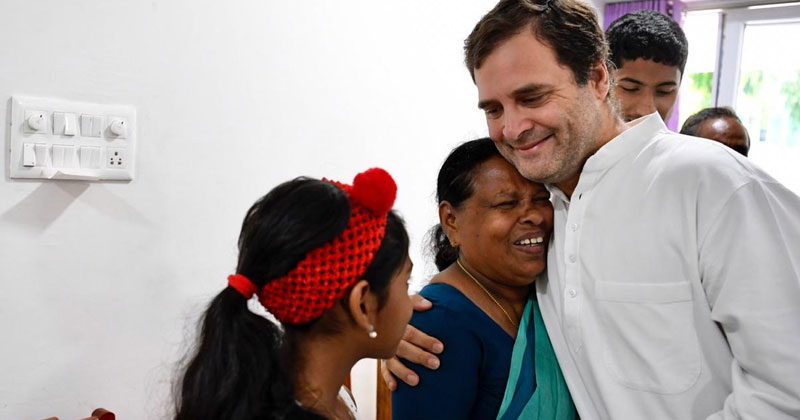 രാഹുല്‍ വാക്ക് പാലിച്ചു; നഴ്സ് രാജമ്മയെ കണ്ടു..