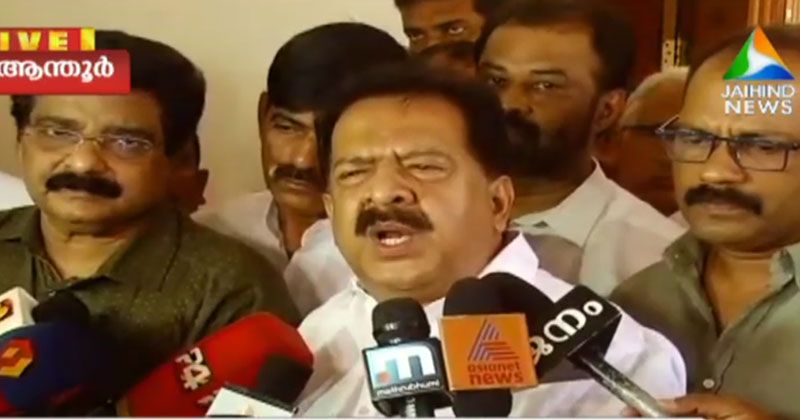 സാജന്റെ കുടുംബത്തിന് സാന്ത്വനമായി രമേശ് ചെന്നിത്തല: ചെയര്‍പേഴ്‌സണെതിരെ പ്രേരണ കുറ്റത്തിന് കേസ്സെടുക്കണം