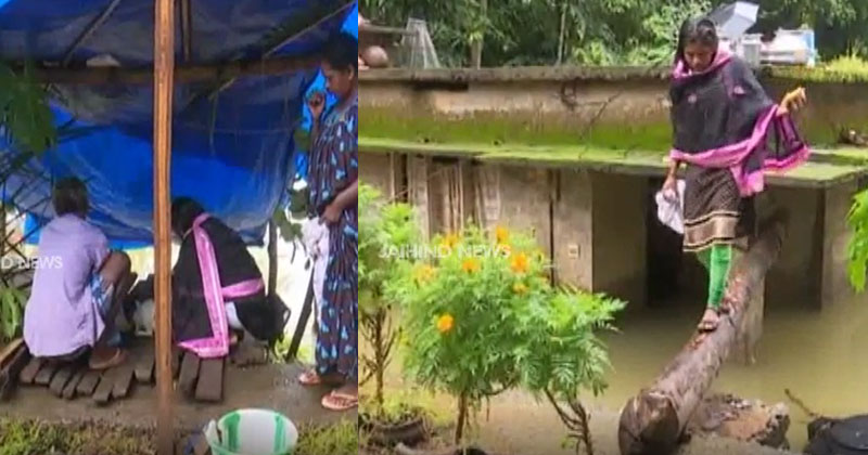 മഴപ്പേടിയില്‍ പുന്നത്തുറ സ്വദേശി രാജപ്പനും കുടുംബവും