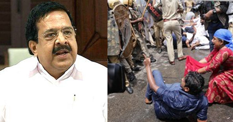 കെ.എസ്.യു വിദ്യാര്‍ത്ഥികളെ തല്ലിച്ചതച്ച പൊലീസുകാര്‍ക്കെതിരെ കര്‍ശന നടപടി വേണം: രമേശ് ചെന്നിത്തല