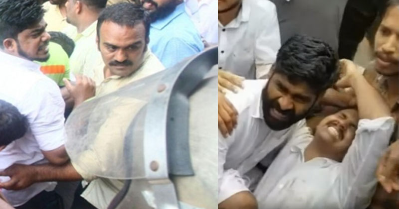 യൂത്ത് ലീഗ് ലോങ് മാര്‍ച്ചിനുനേരെ പോലീസ് അതിക്രമം: നിരവധി പേര്‍ക്ക് പരിക്ക്