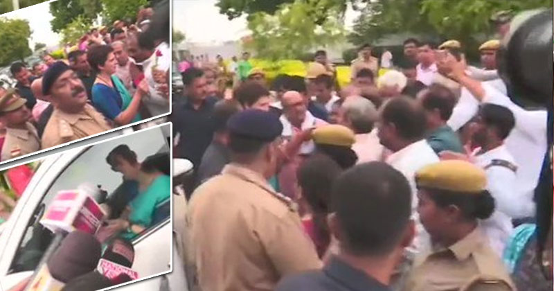 പ്രിയങ്ക ഗാന്ധി വാരണാസിയിലെത്തി; സോൻഭദ്രയിൽ എത്തുന്ന പ്രിയങ്ക വെടിവെപ്പിൽ കൊല്ലപ്പെട്ടവരുടെ ബന്ധുക്കളുമായി കൂടിക്കാഴ്ച നടത്തും