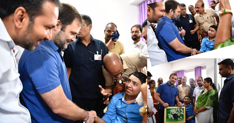 രാഹുല്‍ ഗാന്ധിയ്ക്ക് സ്നേഹസമ്മാനവുമായി ജോയല്‍