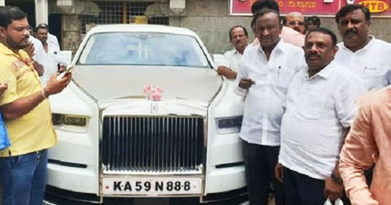 കര്‍ണാടകയില്‍ ജനങ്ങളെ വഞ്ചിച്ച് ബി.ജെ.പിയിലേക്ക് പോയ മുന്‍ എം.എല്‍.എയ്ക്ക് 10 കോടിയുടെ ആഡംബര കാര്‍