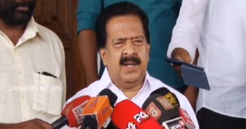 നവോത്ഥാനം എന്ന ആശയത്തെ മുഖ്യമന്ത്രി വികൃതമാക്കി : രമേശ് ചെന്നിത്തല